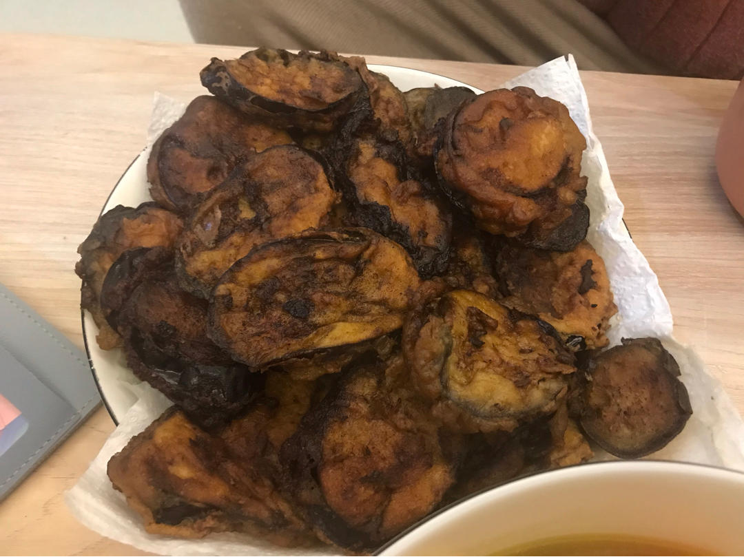 酥炸茄盒￨外酥里嫩