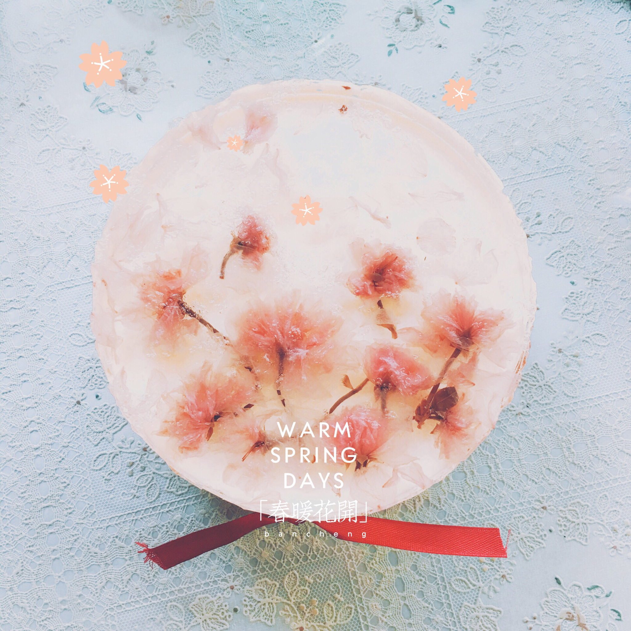 樱花冻酸奶芝士蛋糕​（6寸）