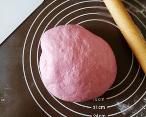 紫薯花朵夹馅面包的做法 步骤5