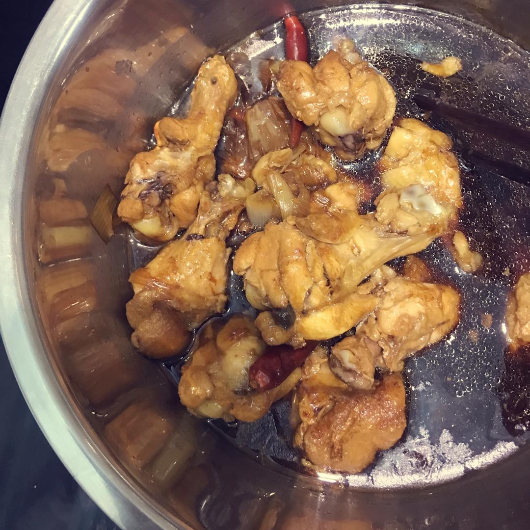 电饭锅版炖鸡腿