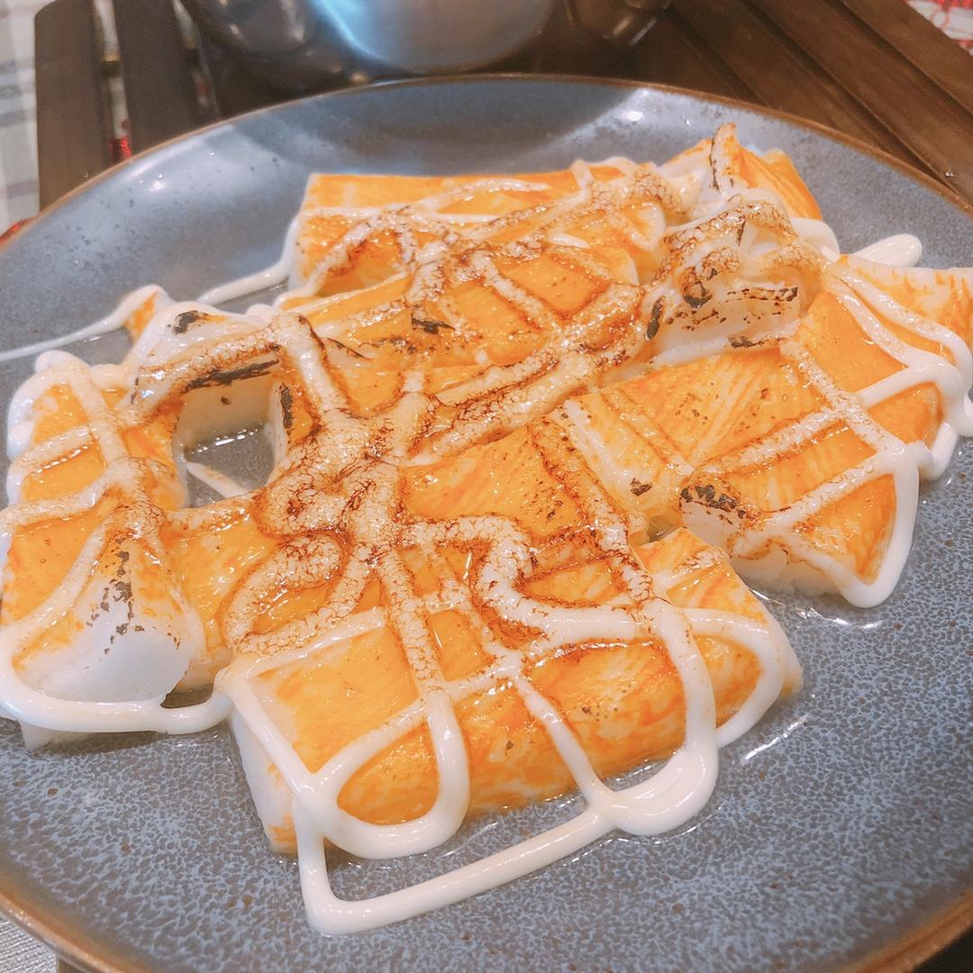 炙烧蟹棒海胆蛋炒饭