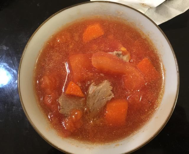 西红柿浓汤（砂锅懒人版）的做法