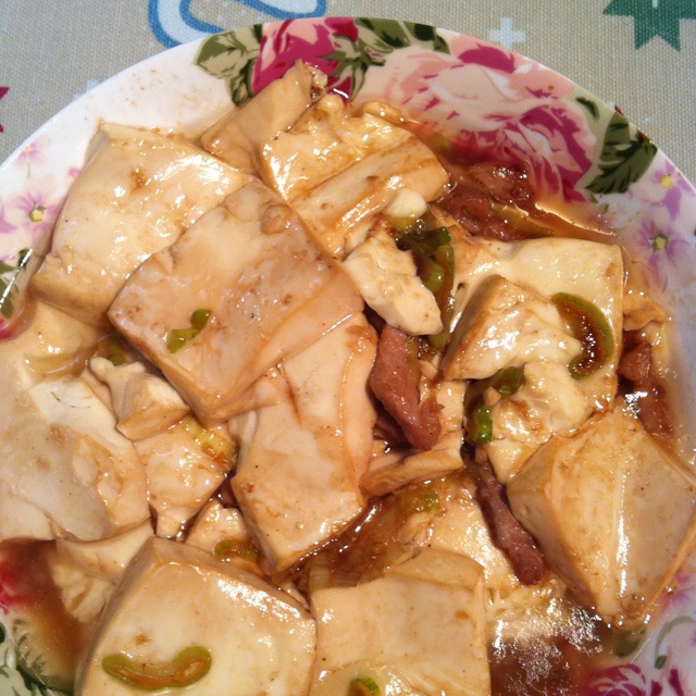 肉末烧豆腐