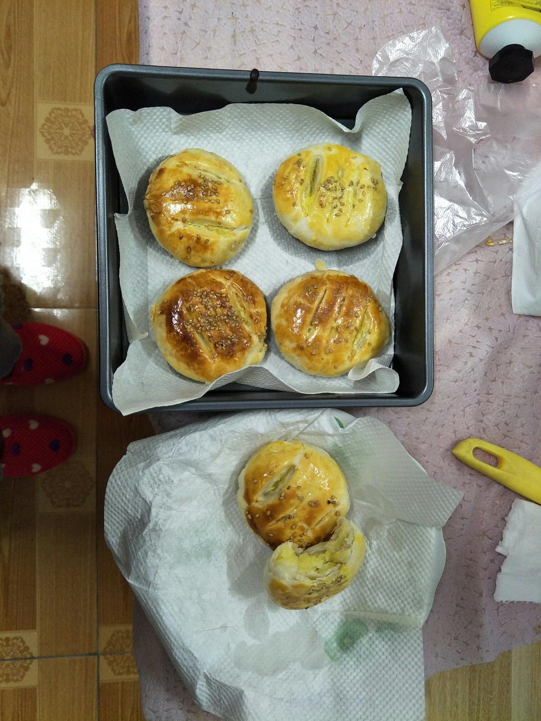 糯米馅老婆饼