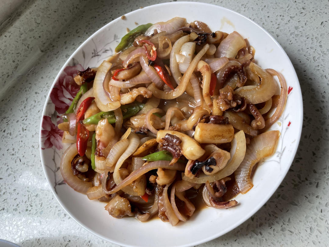 比饭店好吃的爆炒鱿鱼🦑