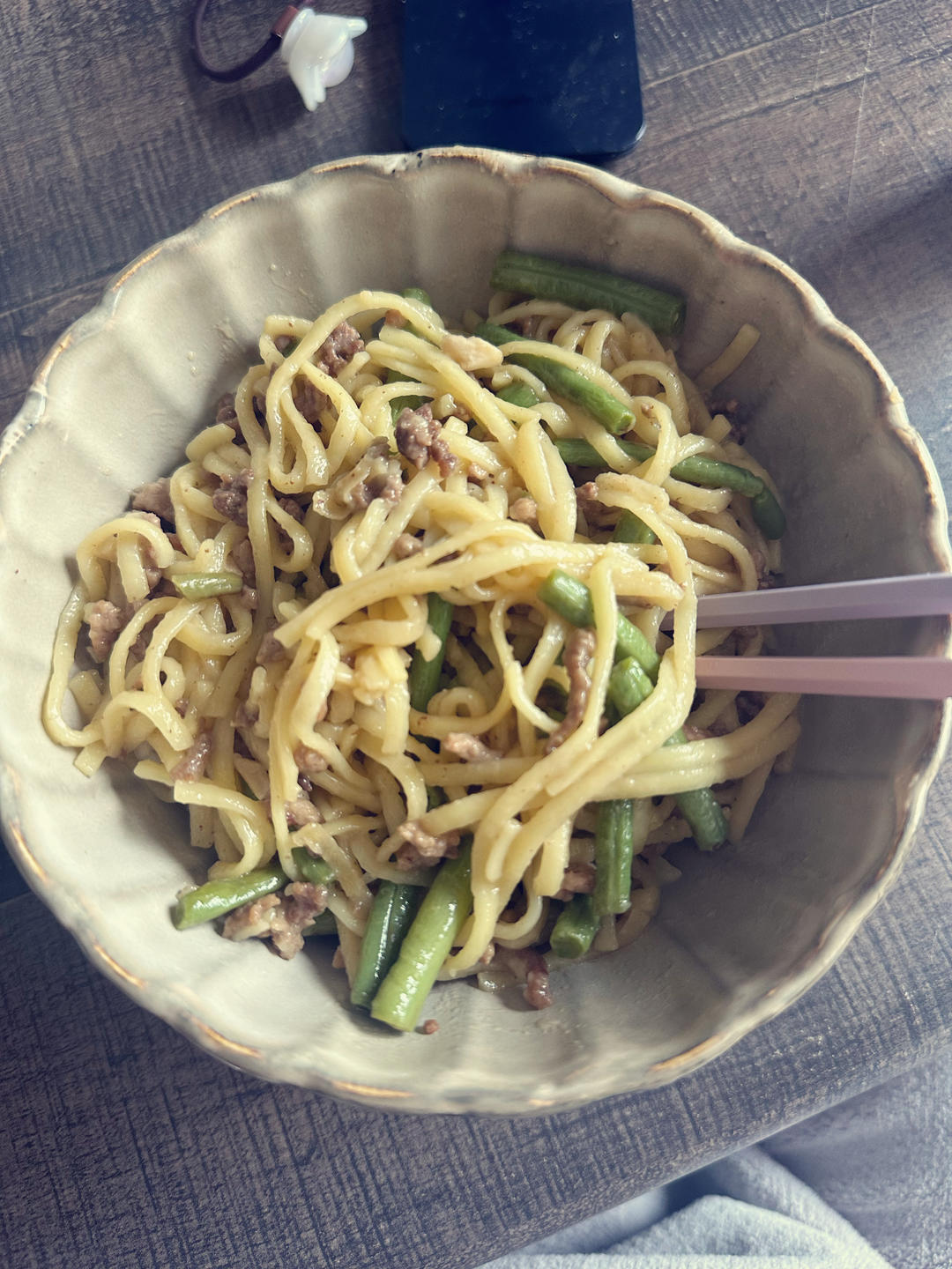 地道老北京扁豆焖面 豆角焖面 太好吃小心吃撑哦