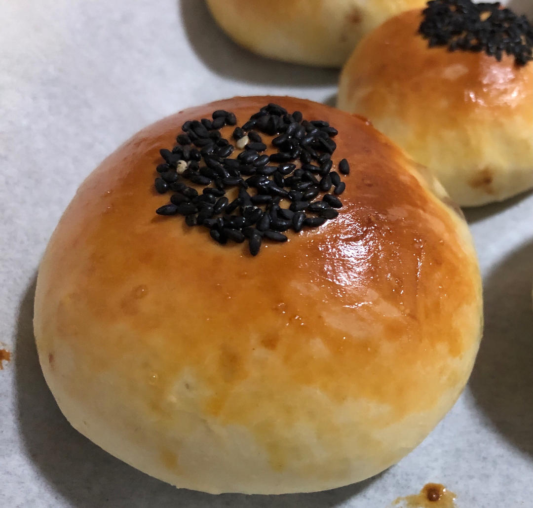 手揉面包详细贴:红豆面包