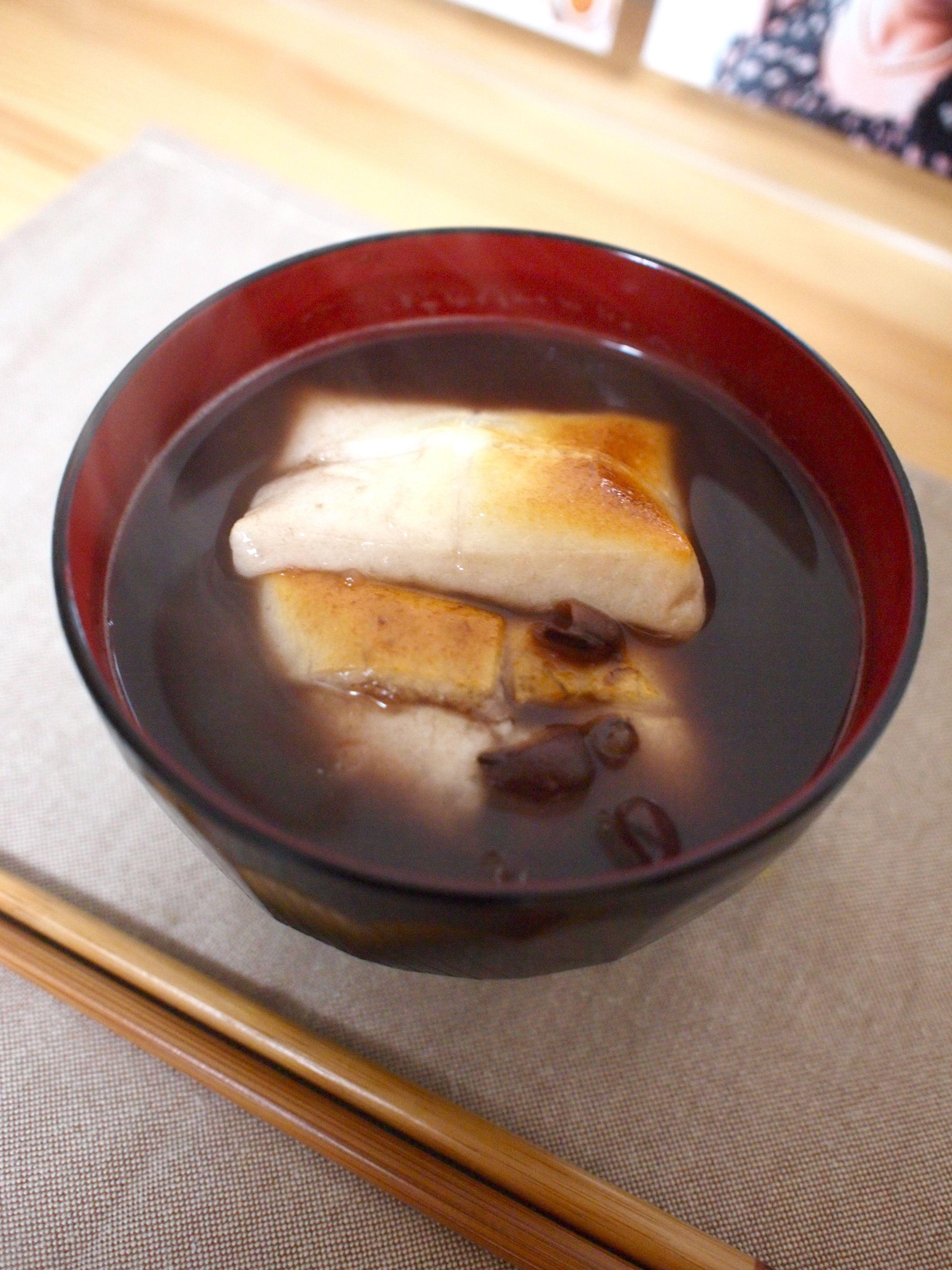 日式年糕红豆汤（ぜんざい）的做法
