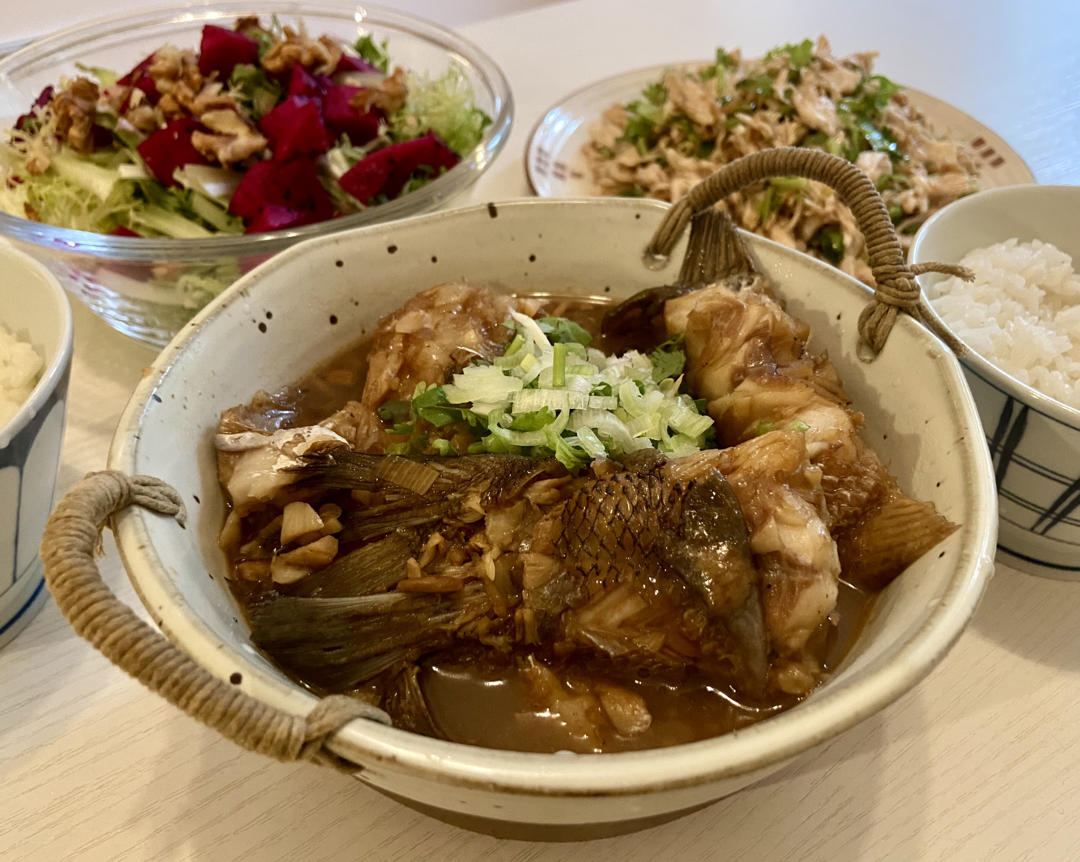 豆豉红烧鱼