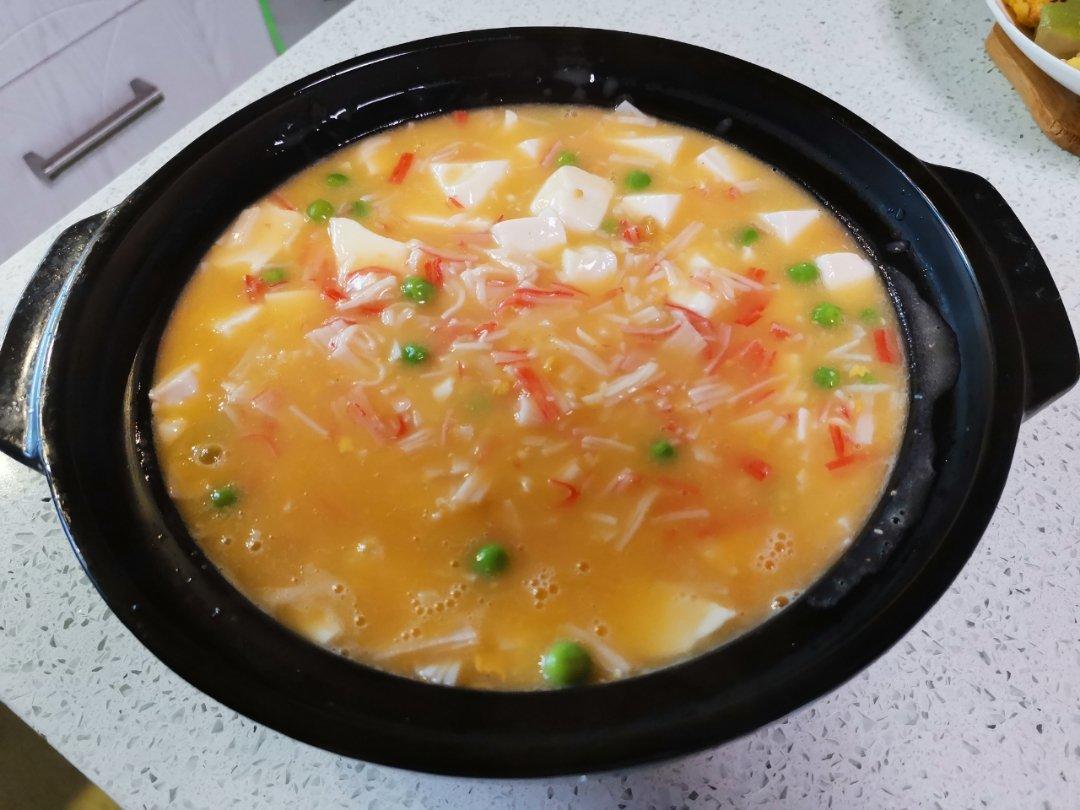 蟹黄豆腐（咸蛋黄版）