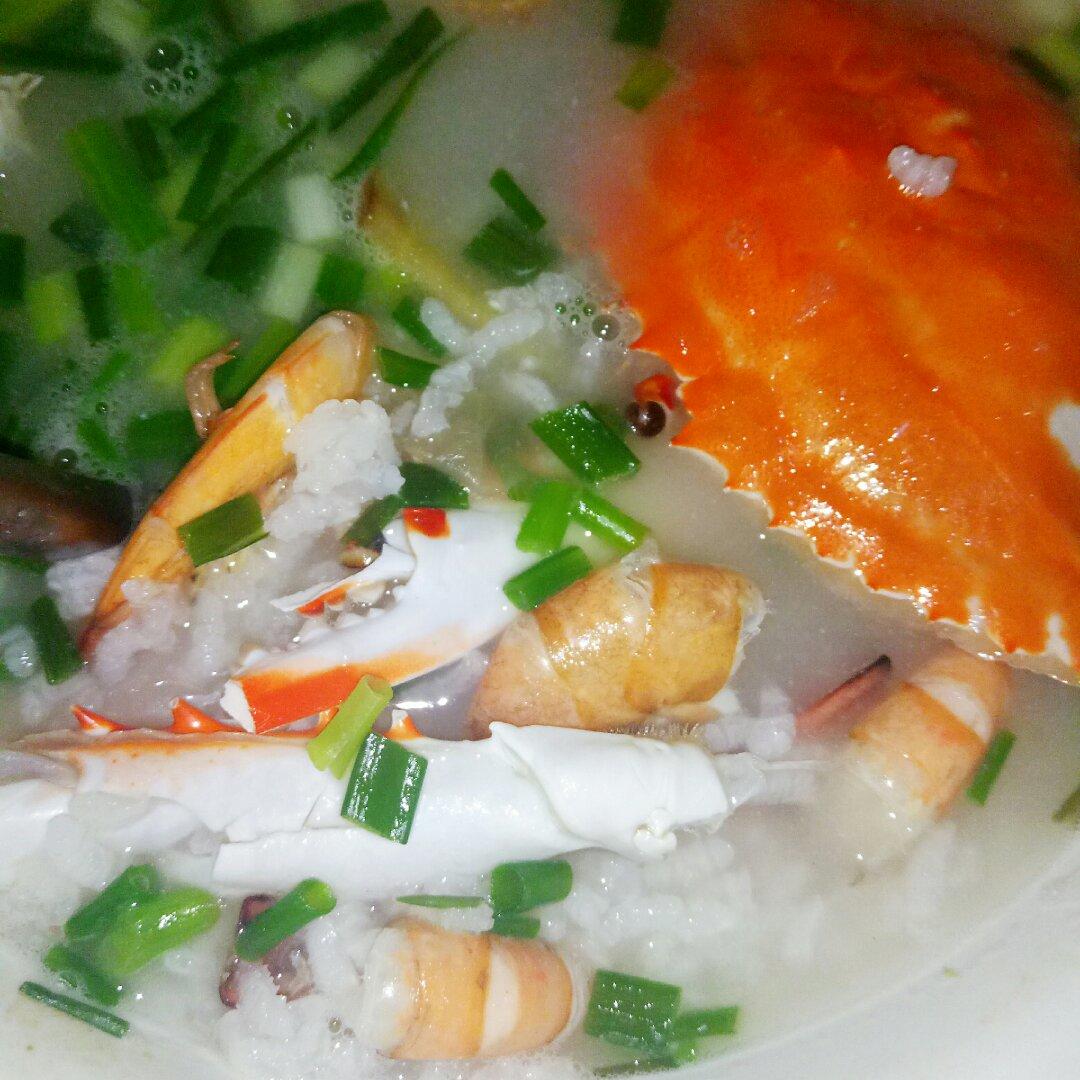 张良好做的海鲜粥家庭版