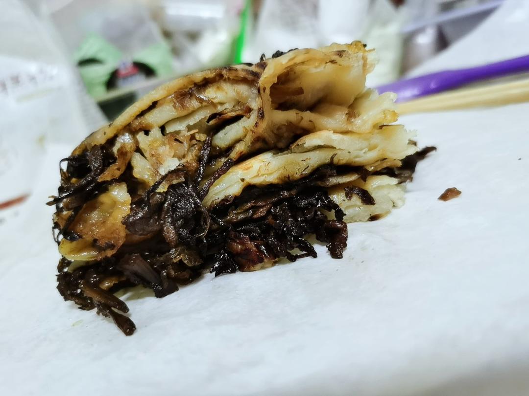 不调油酥不发面（视频）柔软多层的家常烙饼㊙️千层饼