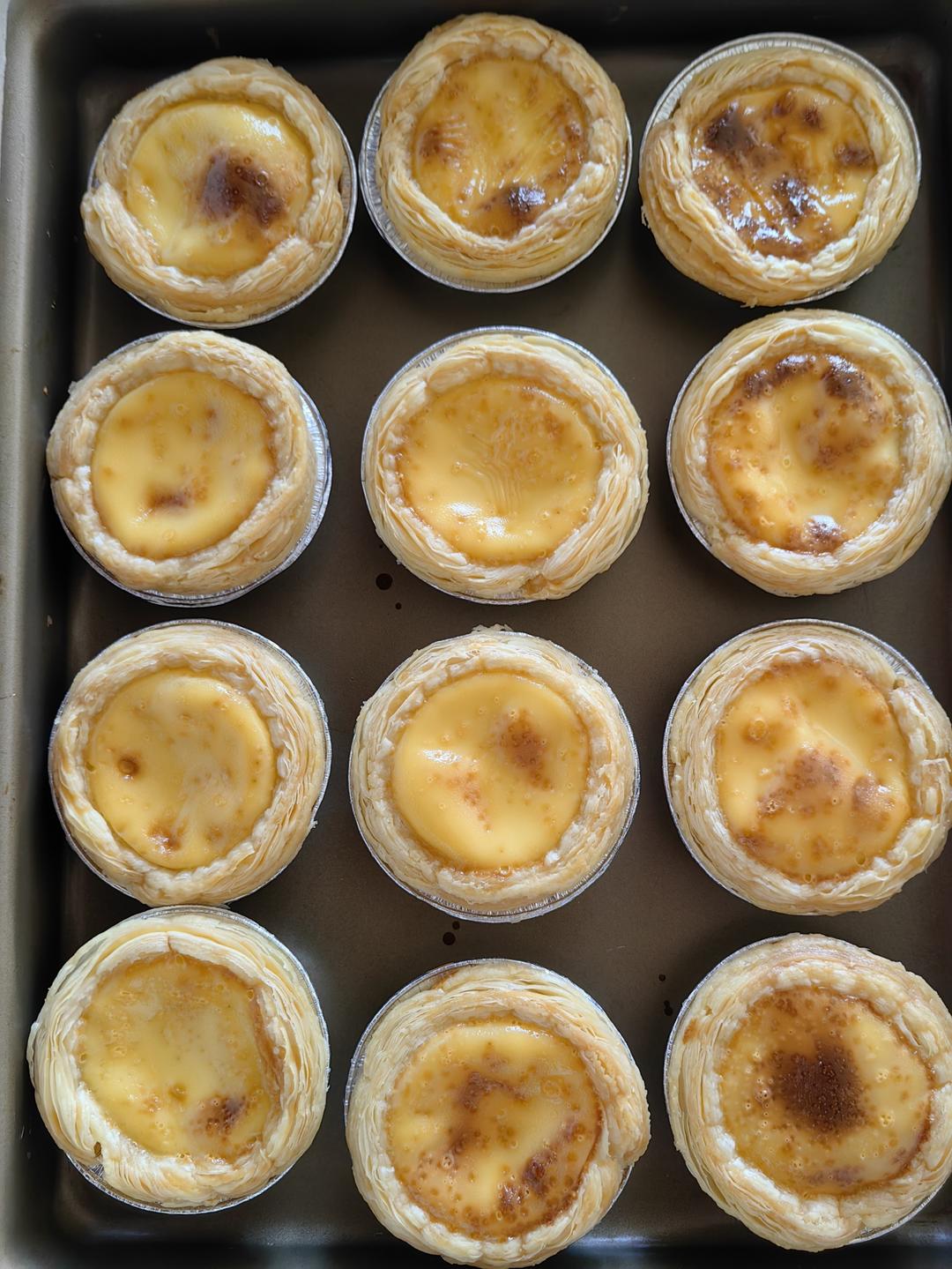 超嫩滑的葡式蛋挞(全蛋版)新手友好『秒杀KFC』