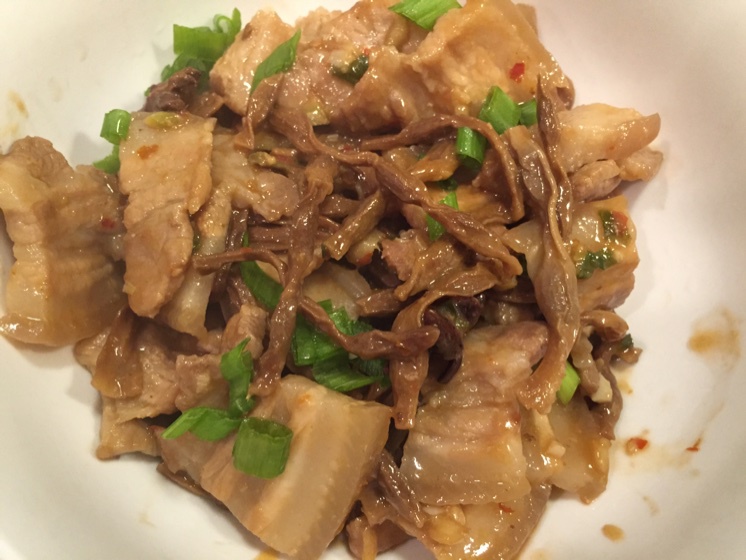 干豆角烧五花肉