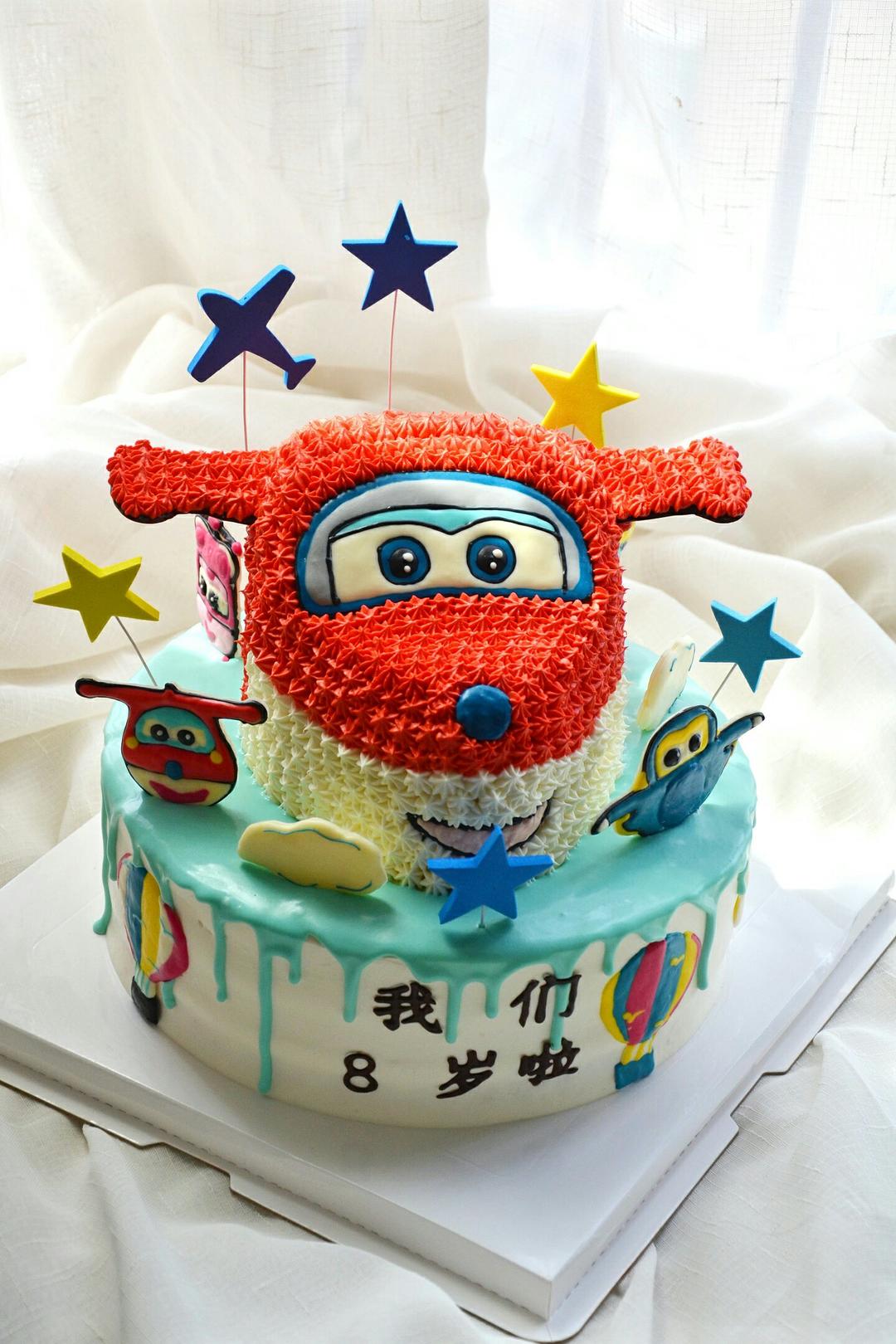 黄蔓做的超级飞侠-乐迪蛋糕