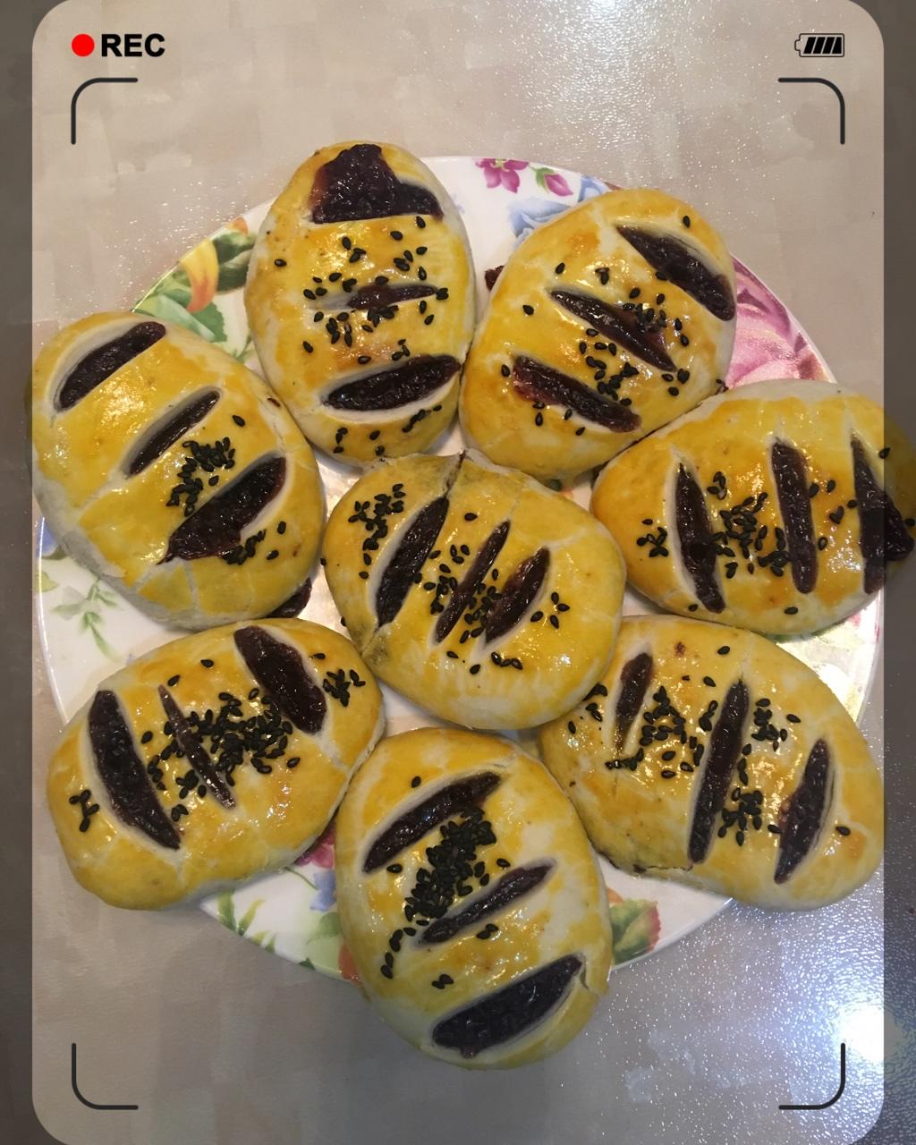 紫米馅老婆饼超快手（不用出膜不用醒面）