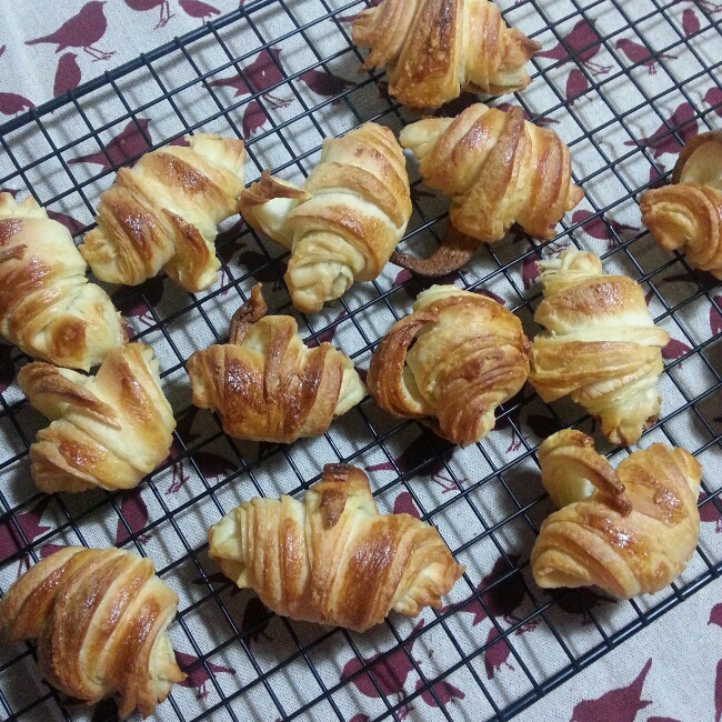 牛角面包Croissant（面包机＋手工）