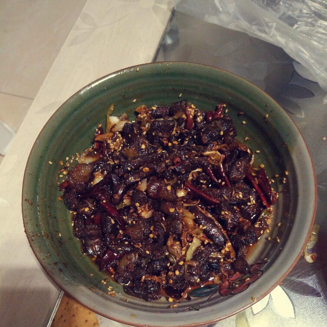 麻辣牛肉干