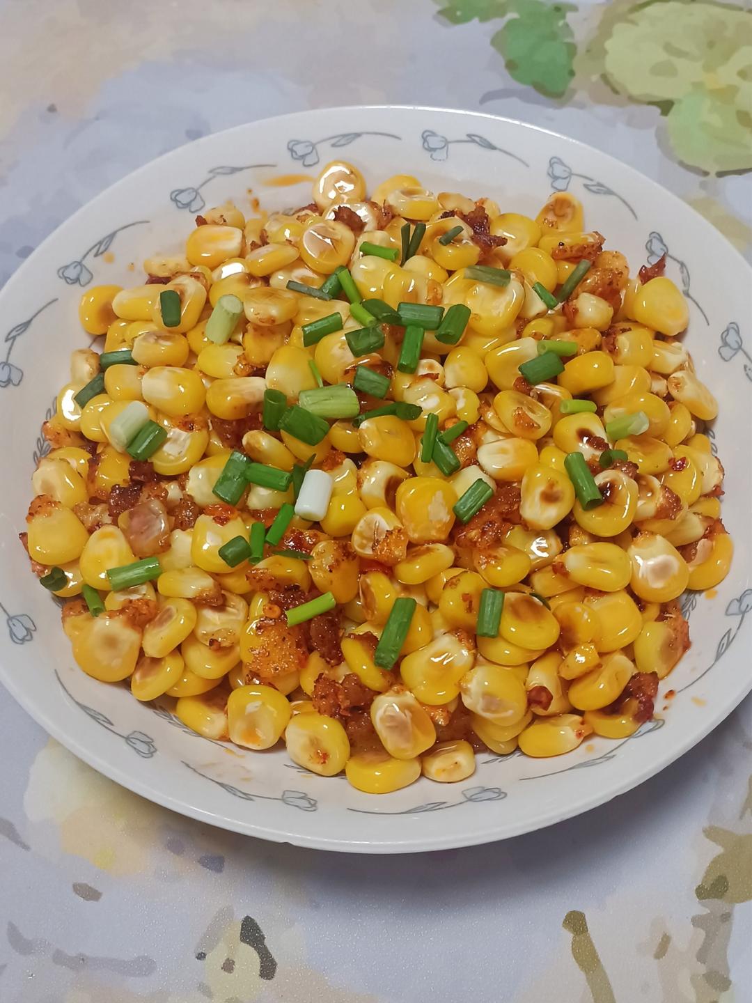 越吃越香❗️超美味的椒盐玉米粒，一学就会～