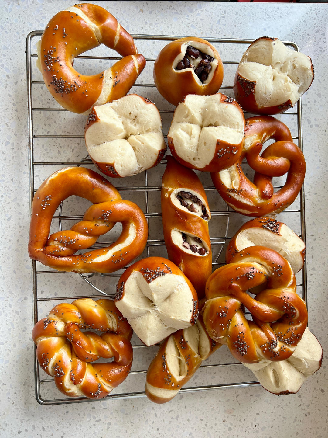 德式碱水面包｜一口碱水球｜超级快手｜免冷冻｜免发酵｜免手套膜