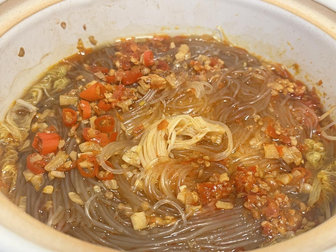 蒜蓉粉丝娃娃菜