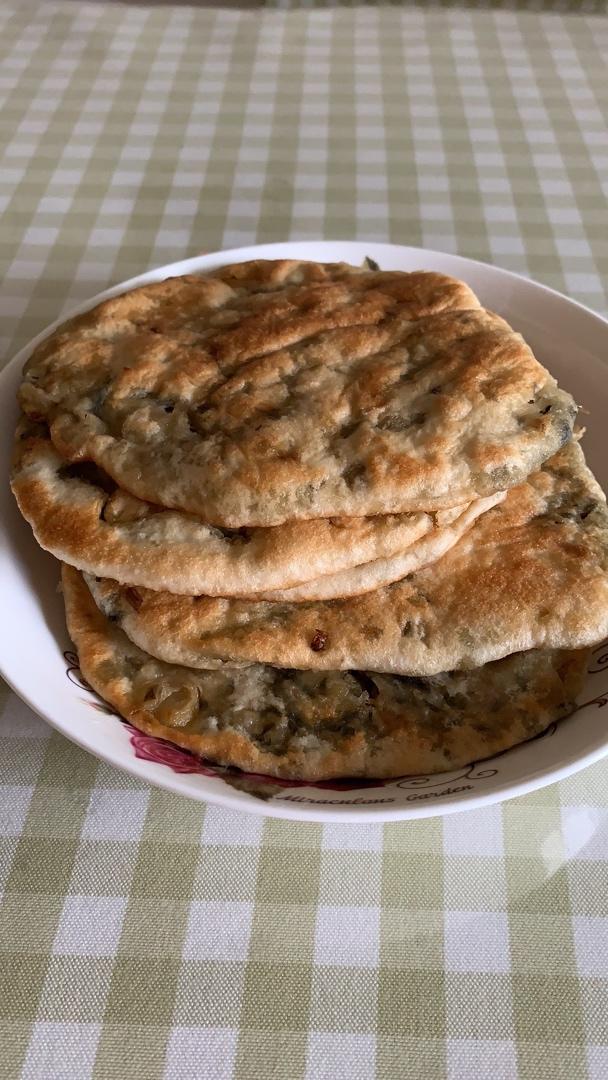 麦秸垛做的超级好吃的温州咸菜饼