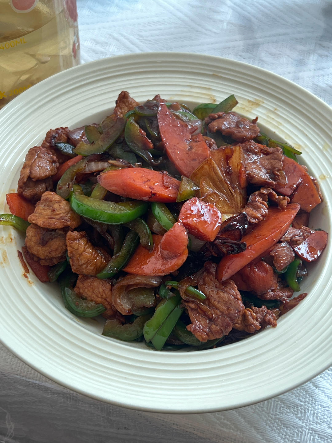 青椒炒肉片