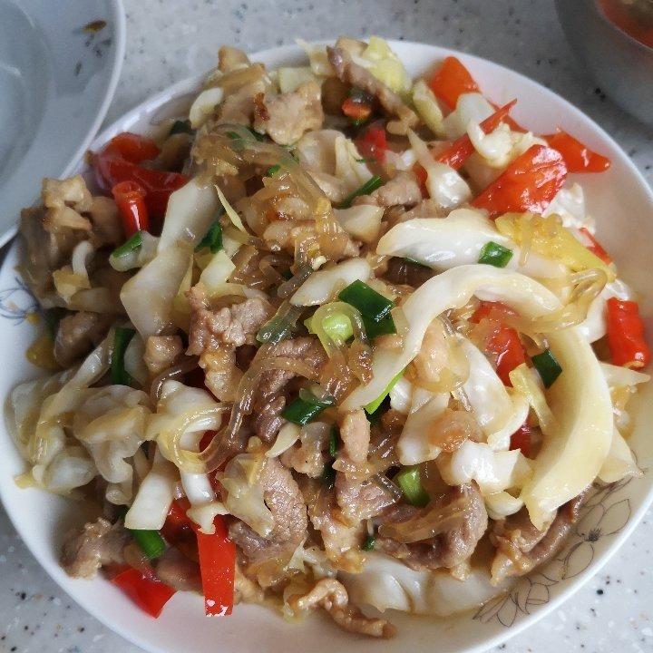 泡菜苕粉肉丝