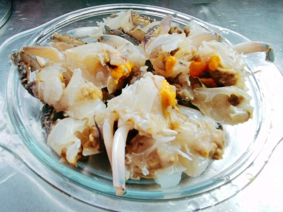 梭子蟹炒年糕～标准的江浙菜