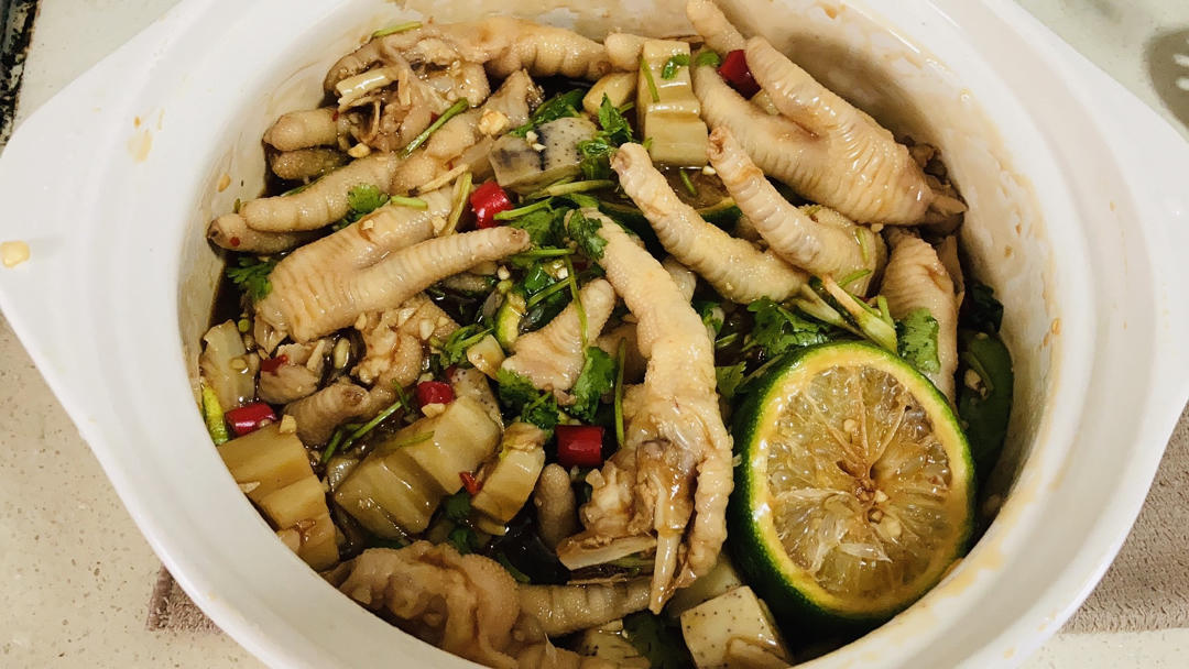 好评多多的泰式酸辣鸡爪—PLUS版