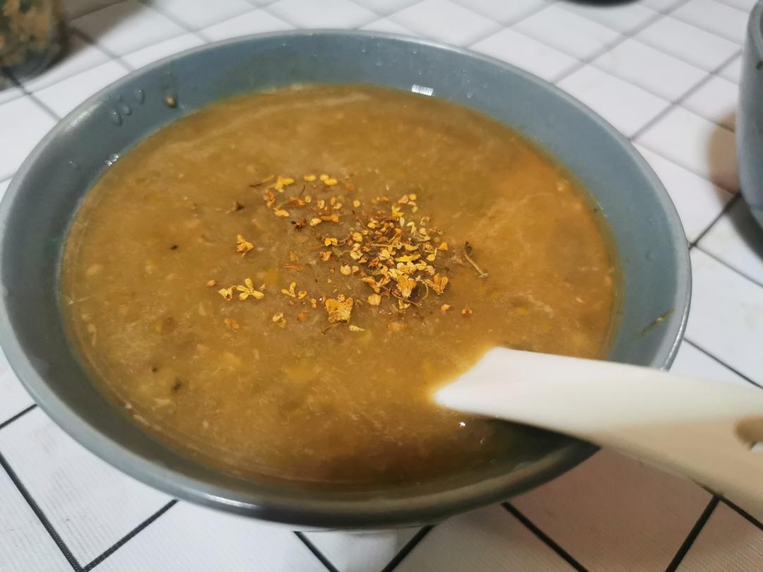 桂花绿豆羹的做法