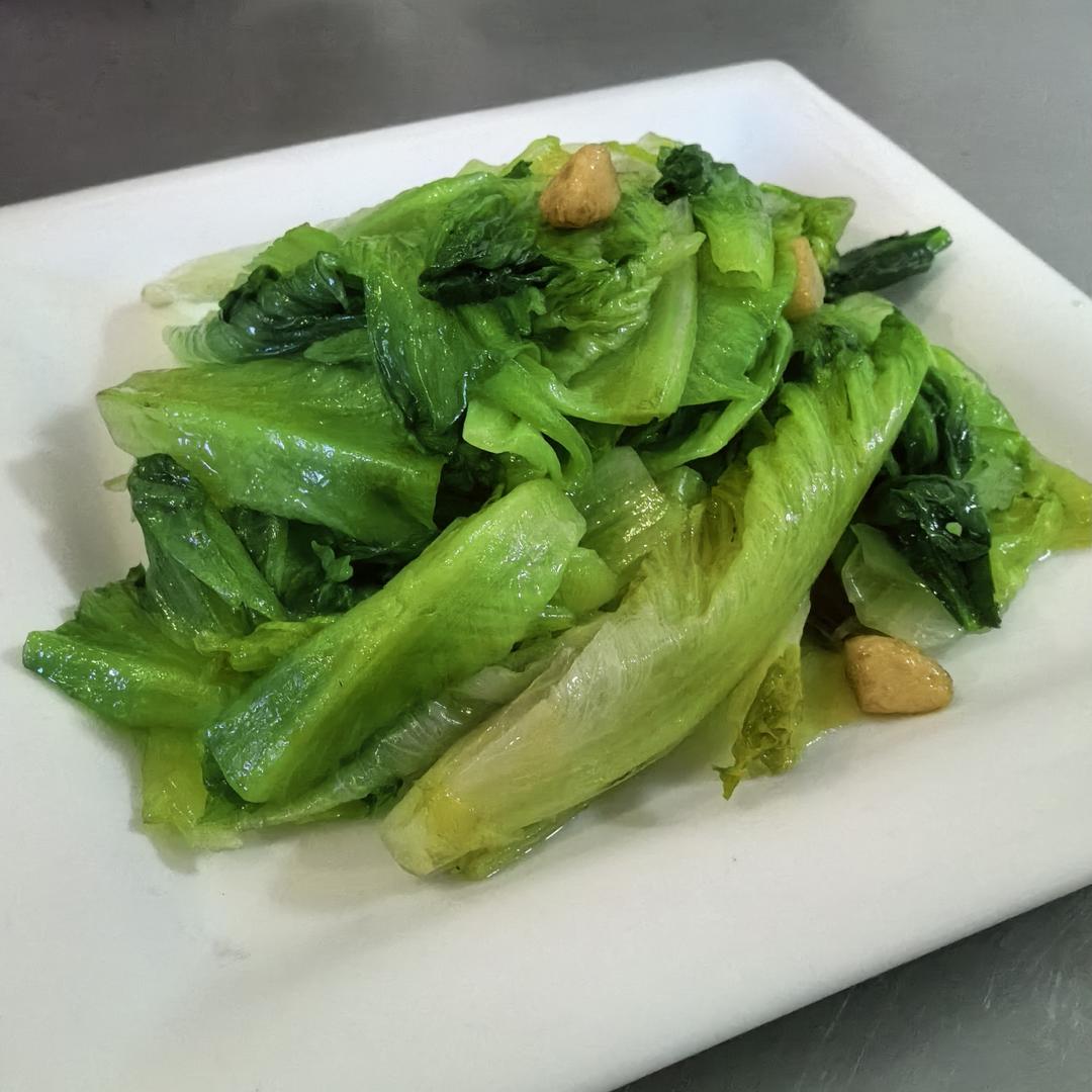 虾酱焗罗马生菜