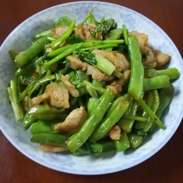 四季豆炒肉