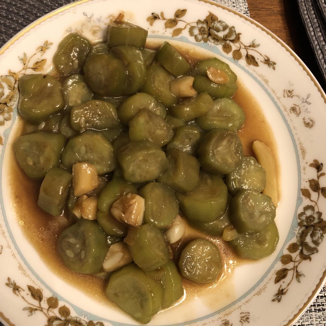 蚝油炒丝瓜