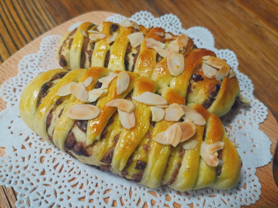 超详细的豆沙面包🍞