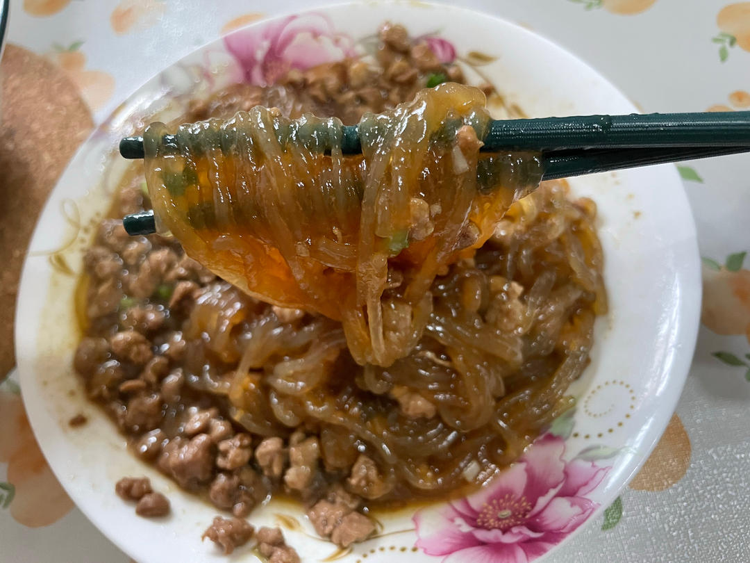 蚂蚁上树(肉末炒粉丝)超下饭‼️十分钟搞定