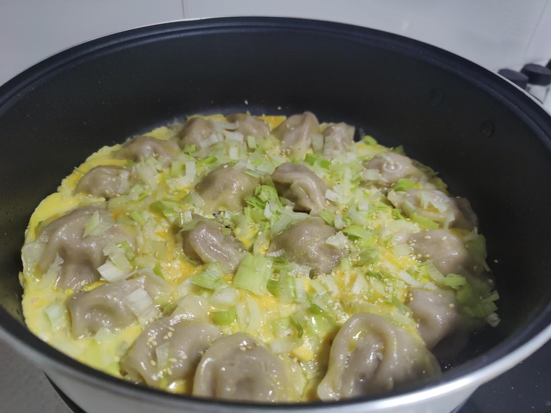 懒人快手抱蛋煎饺