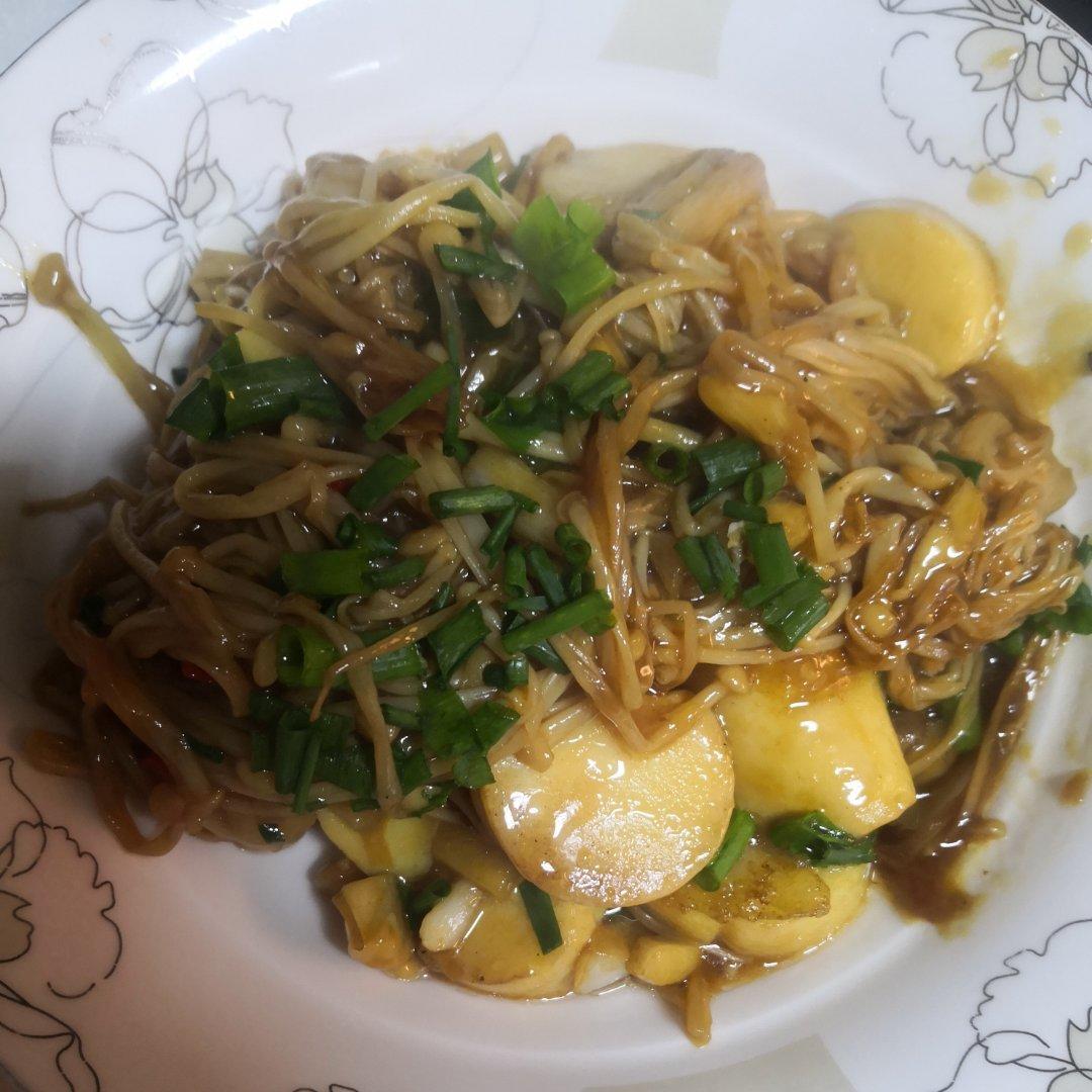 金针菇烧日本豆腐