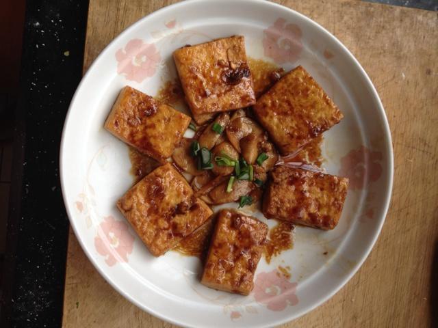香煎豆腐杏鲍菇的做法