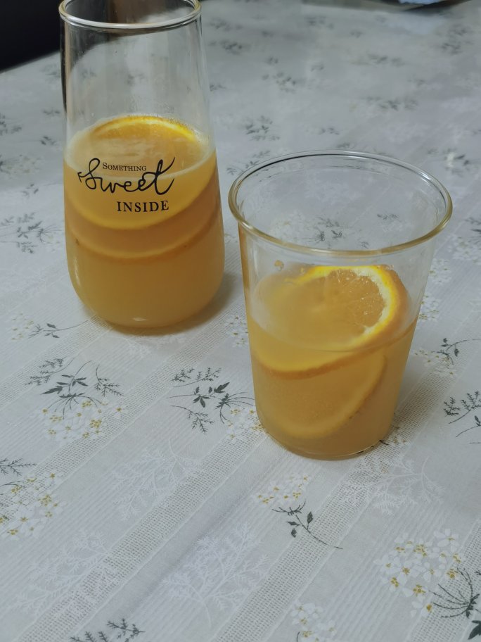 橙子茉莉冰茶（模仿霸气橙子）