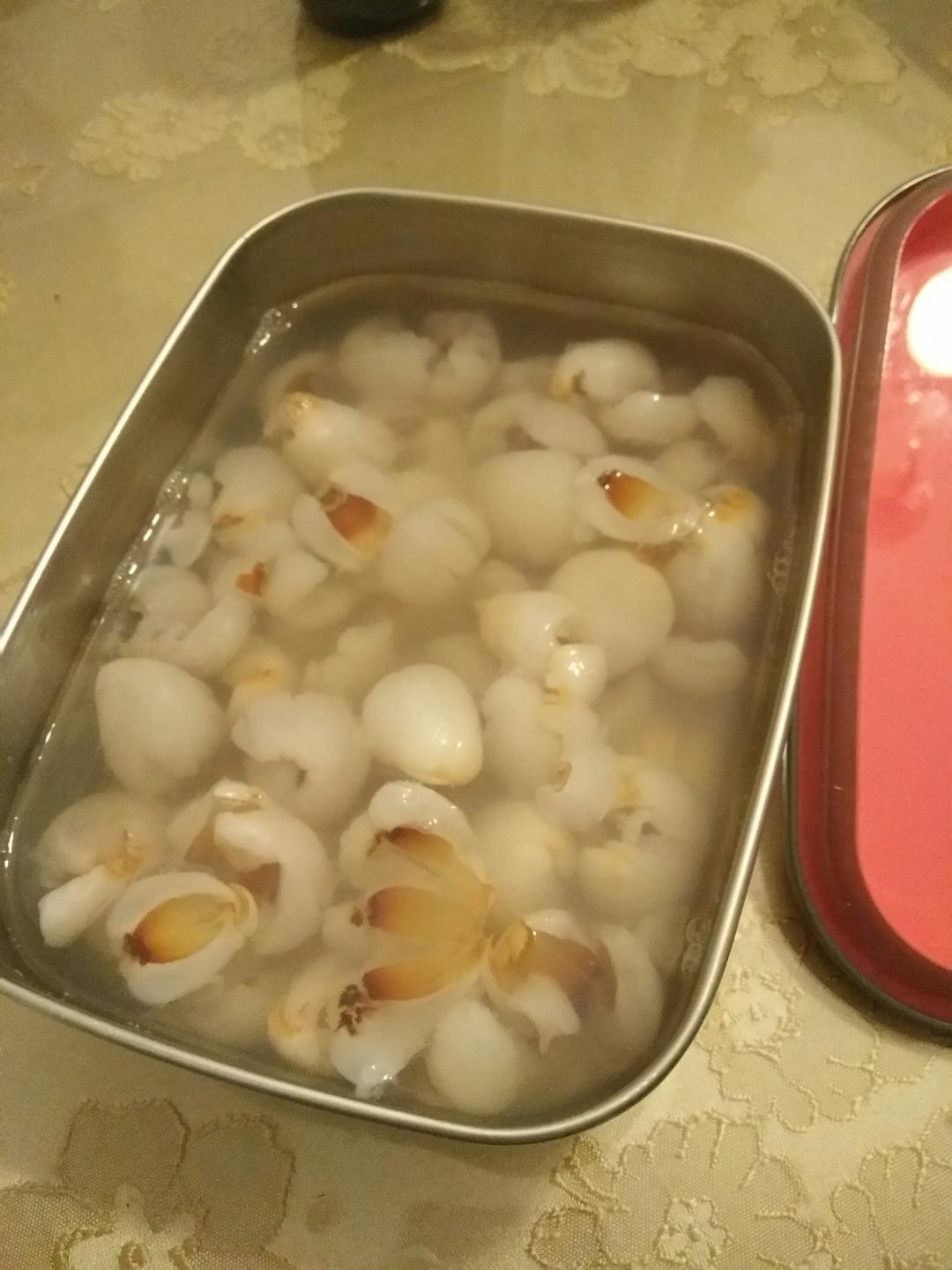 荔枝糖水罐头-附不上火的方法