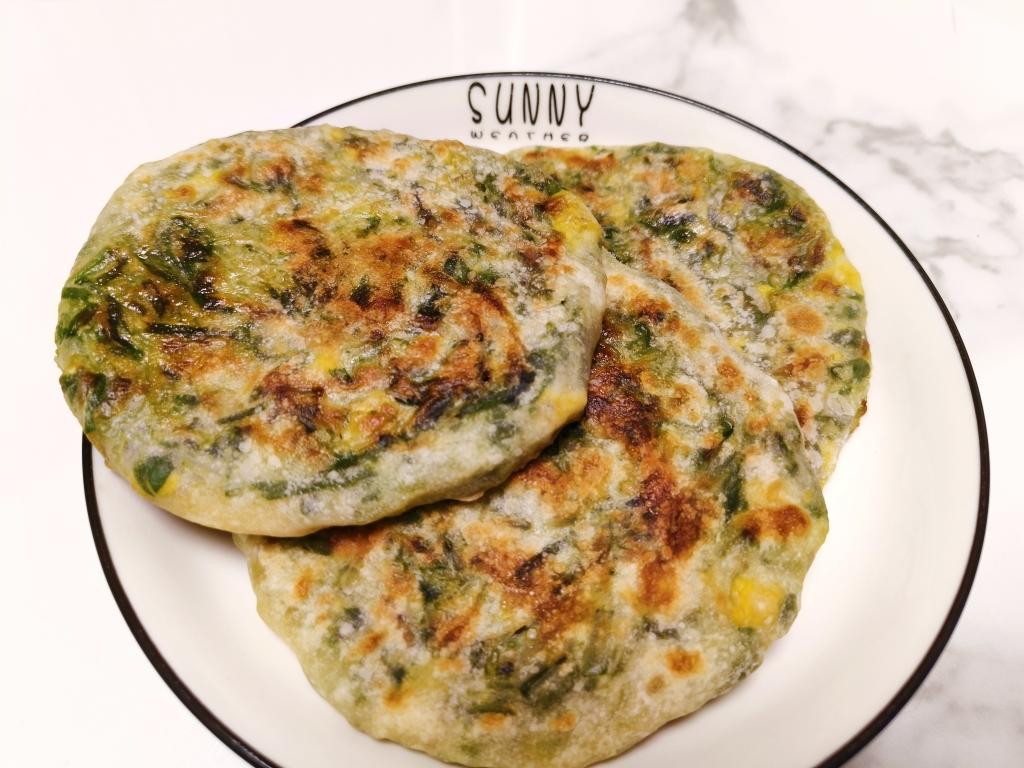 皮薄如纸的韭菜馅饼|免揉面法
