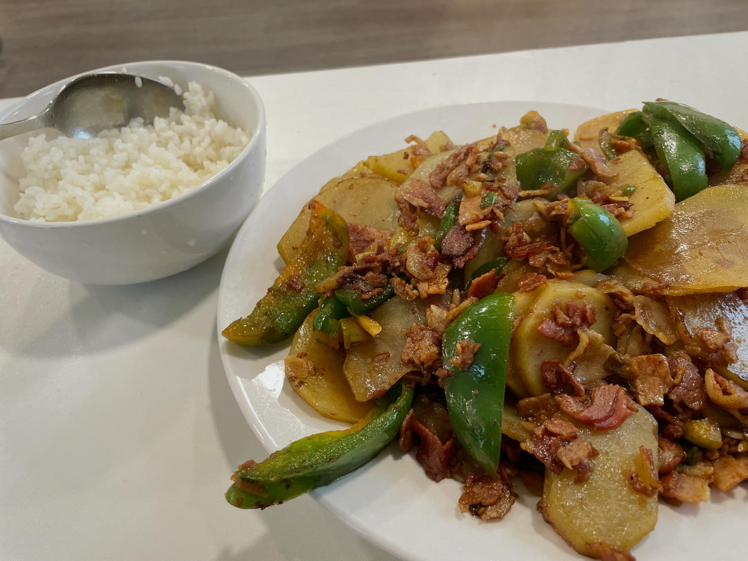 孜然培根土豆片