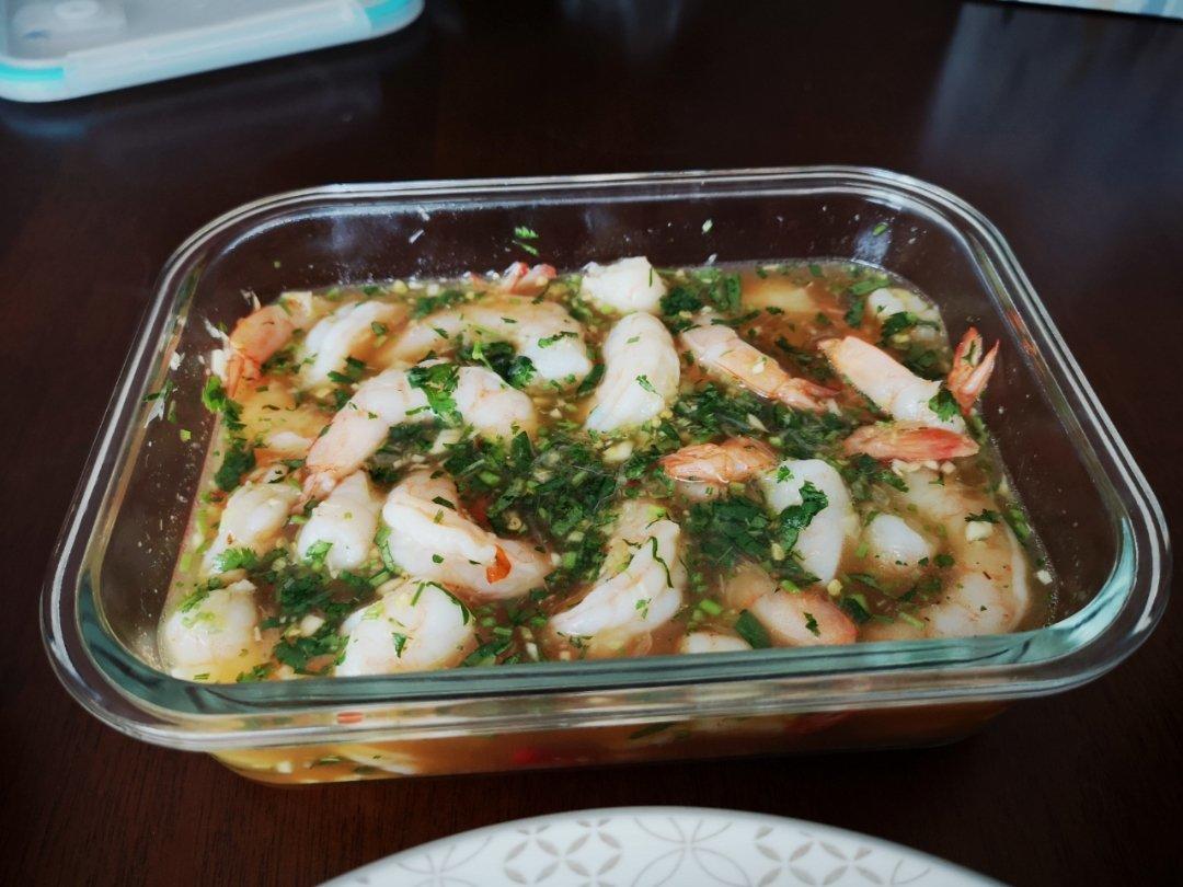 泰式青柠香茅浸虾 | Thai Lemongrass Flavored Shrimp