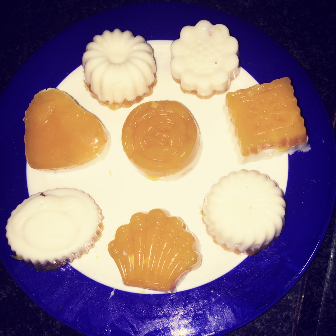 好吃的芒果椰汁糕