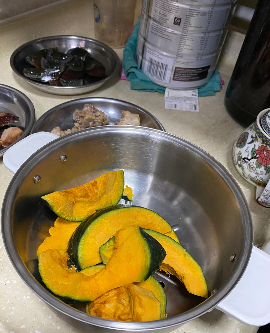 南瓜蒸糕【10月北鼎养生壶食谱】