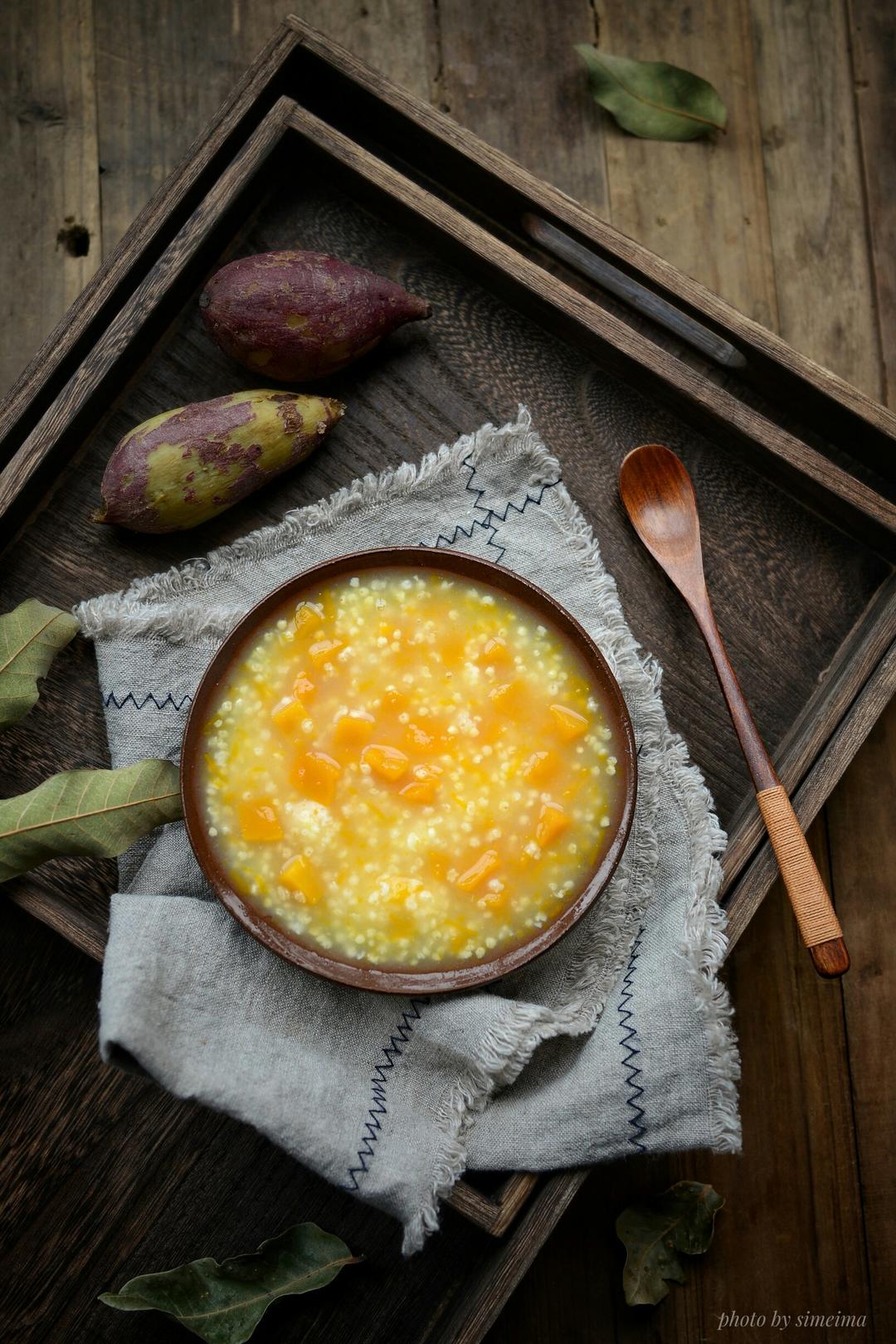 思妹妈做的小米红薯杂粮粥