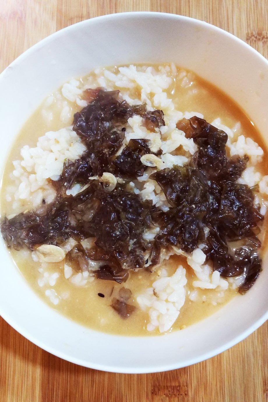 专业厨师123做的味增汤泡饭