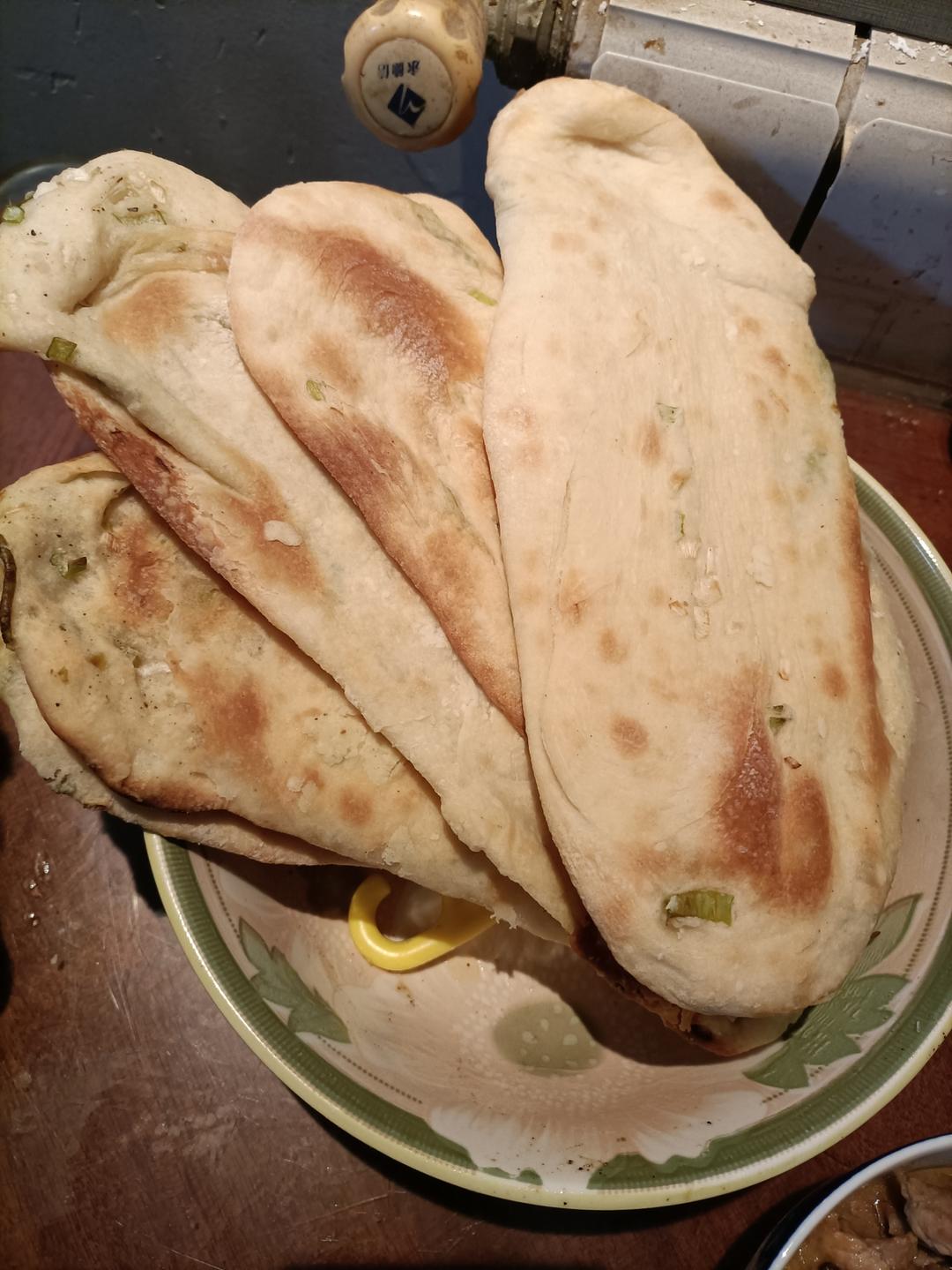 椒盐香葱烧饼