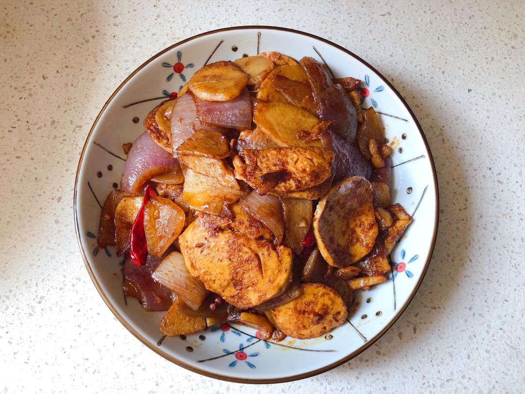 孜然燒土豆素雞